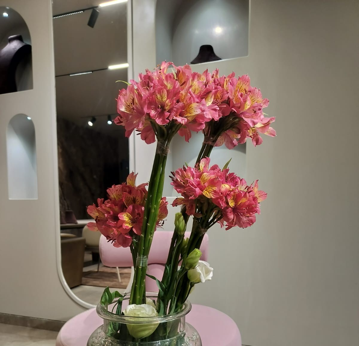 Vibrant Alstroemeria Vase